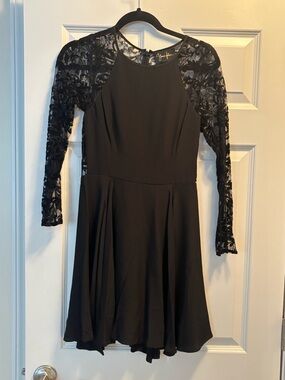 Elegant Black A-Line Dress
